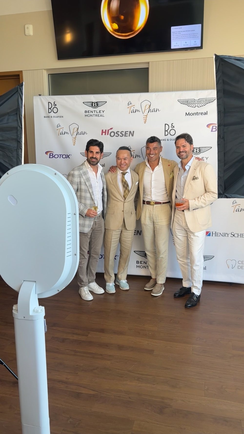 Captivent photobooth at a corporate event